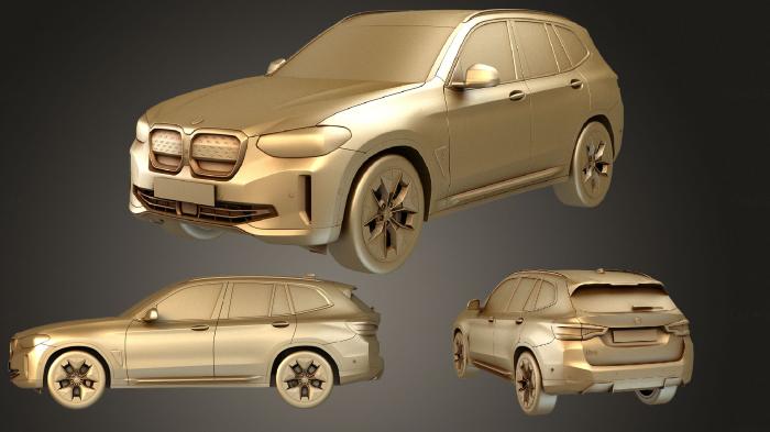 نموذج ثلاثي الأبعاد لآلة CNC السيارات والنقل سيارة BMW IX3 2021